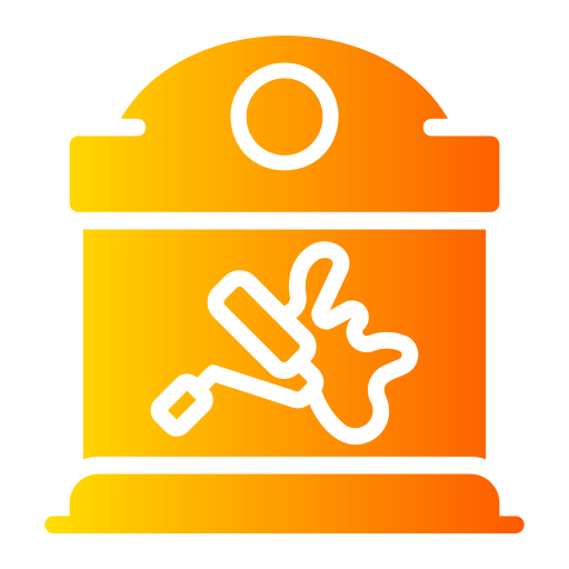 tienda de pintura icono gratis