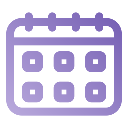 Calendar Generic gradient outline icon