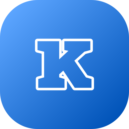 Kappa Generic gradient fill icon