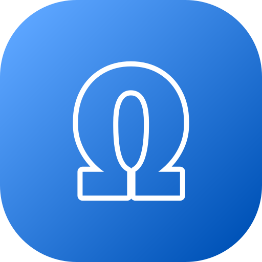 omega icono gratis