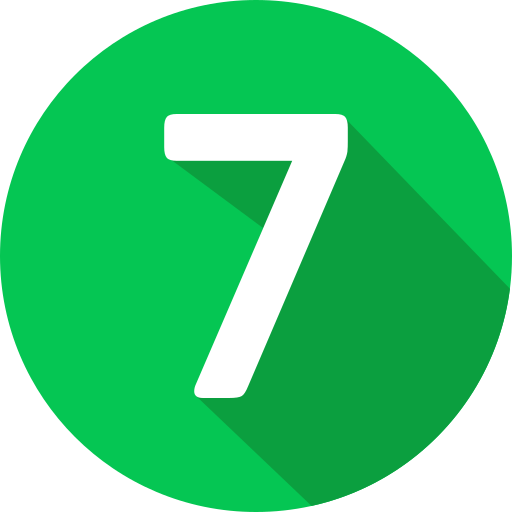 nummer 7 kostenlos Icon