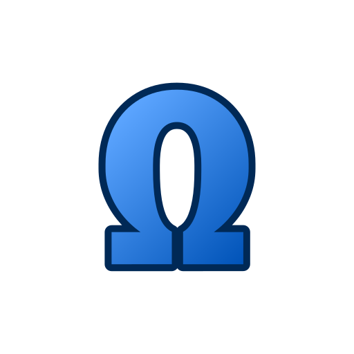 Omega - free icon