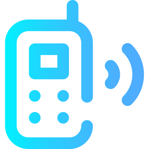 Walkie talkie Super Basic Omission Gradient icon