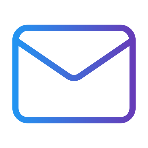 Email Generic gradient outline icon