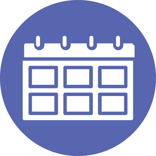 calendário grátis ícone