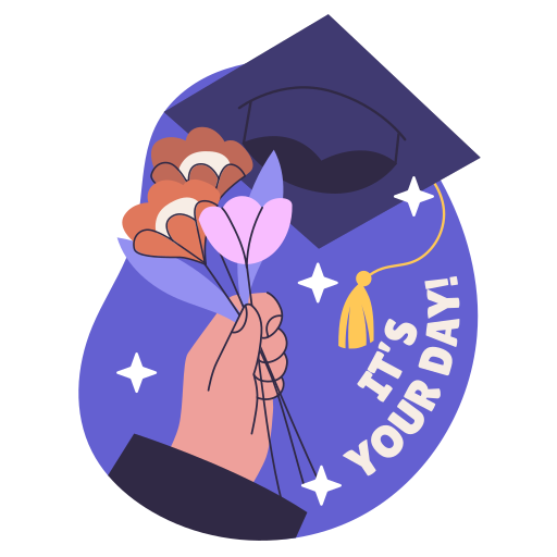 graduación gratis sticker