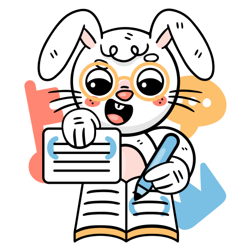 Reading Stickers - Free animals Stickers