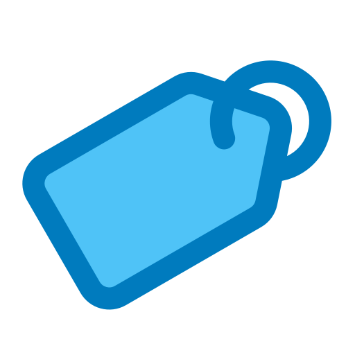 etikett kostenlos Icon