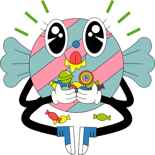사탕 무료 스티커