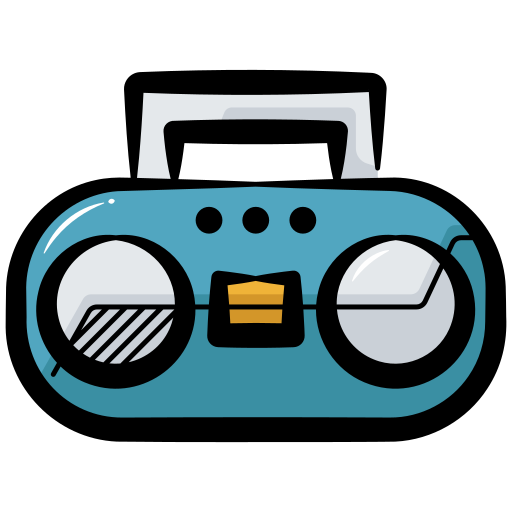 boombox icono gratis