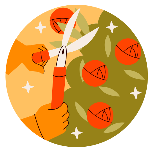 gartenarbeit kostenlos Sticker