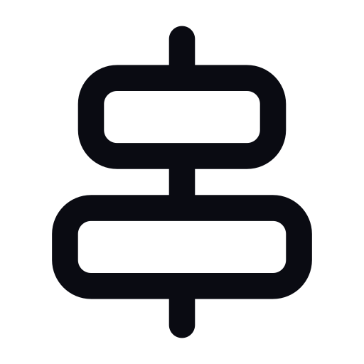 Align center Generic black outline icon