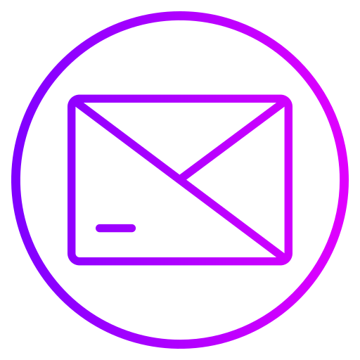 Mail Generic gradient outline icon