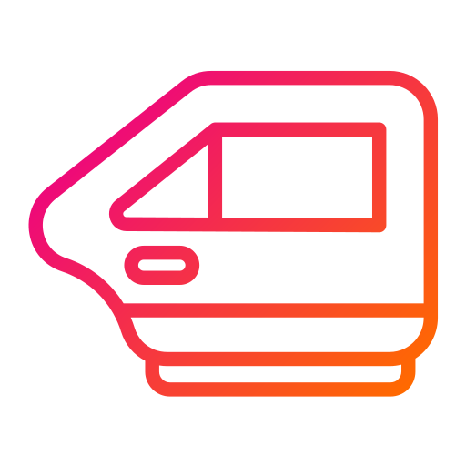 puerta del auto icono gratis