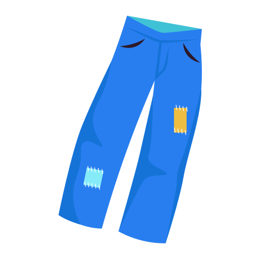 Clipart Pants Blue Pants - Blue Pants Clipart, HD Png Download - Clip Art  Library