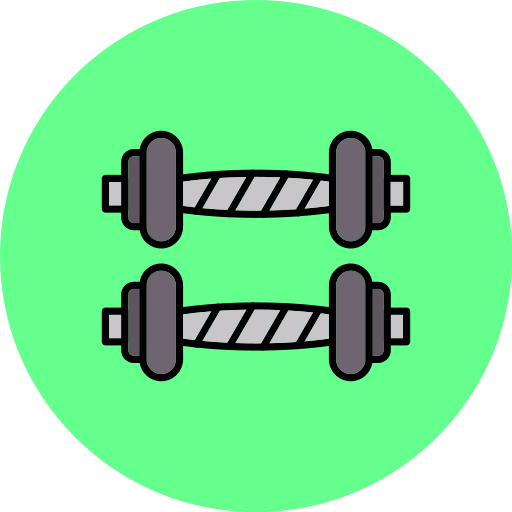 Dumbbells Generic color lineal-color icon