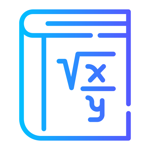 libro de matemáticas icono gratis