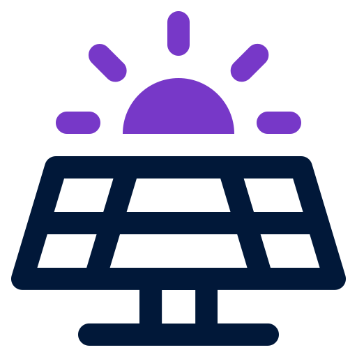 panel solar icono gratis