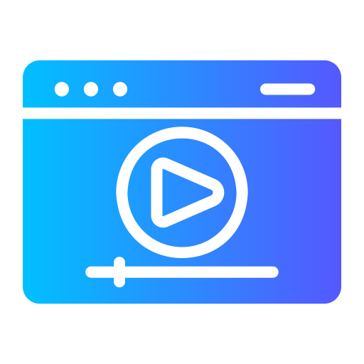 reproductor de video icono gratis