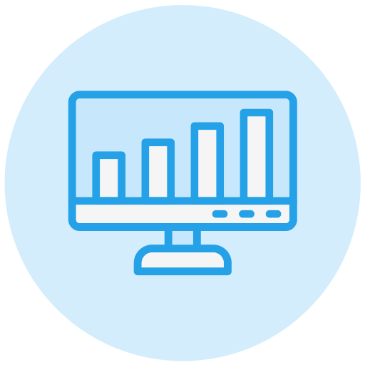 Bar chart Generic color lineal-color icon