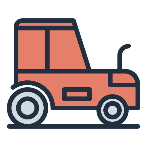 트랙터 무료 아이콘