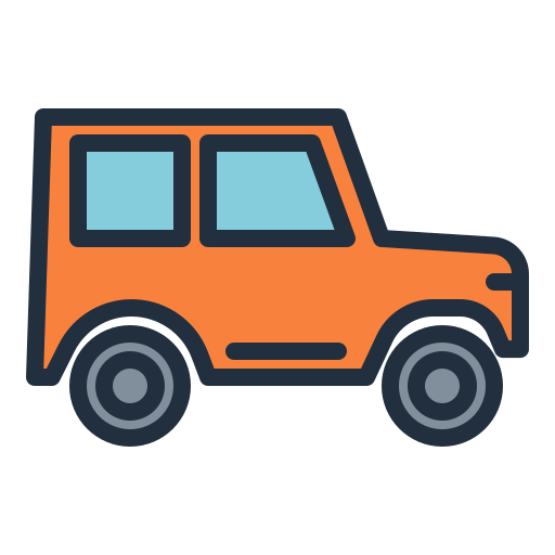 Jeep Generic color lineal-color icon