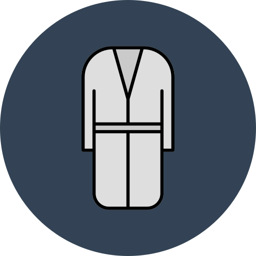 목욕 가운 무료 아이콘