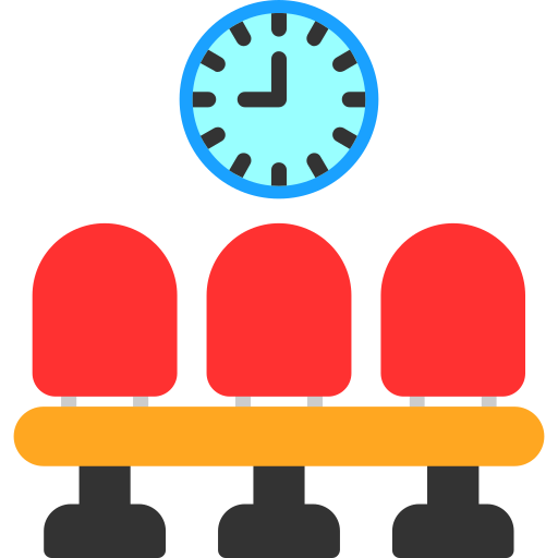 sala de espera icono gratis