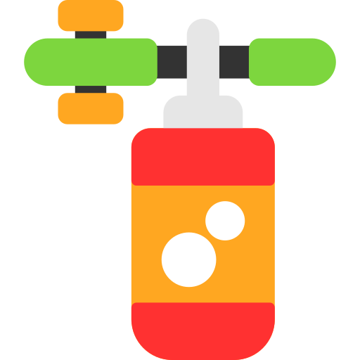 Pistola de espuma icono gratis