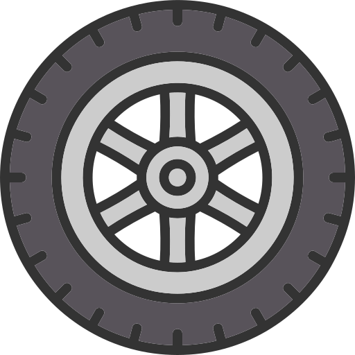 Tire Generic color lineal-color icon