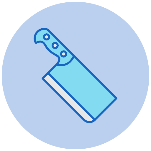 cuchillo de carnicero icono gratis