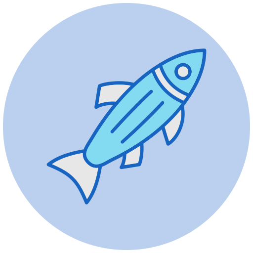 Salmon Generic color lineal-color icon