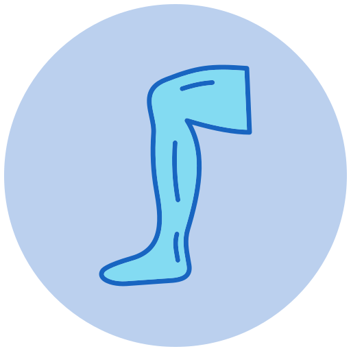 Leg Generic color lineal-color icon