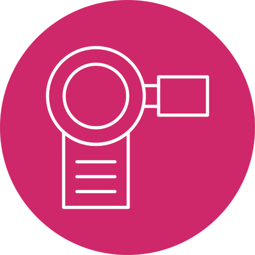camara de video icono gratis