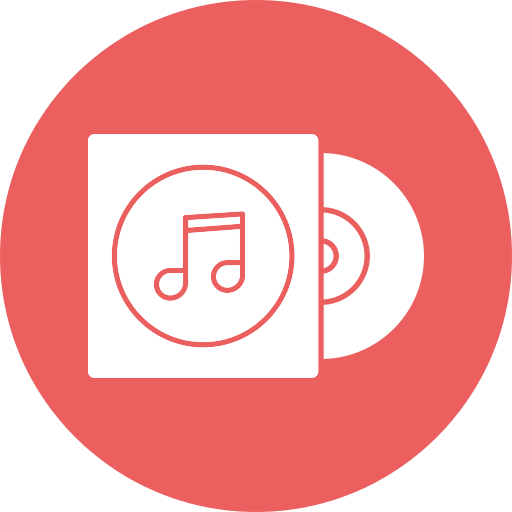música cd icono gratis