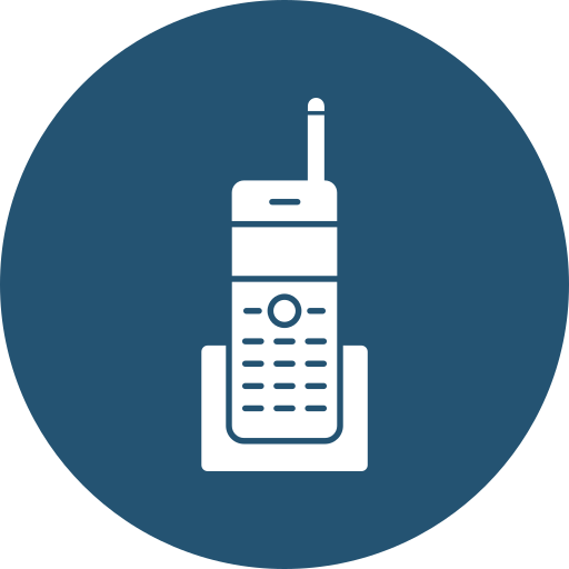 Cordless Phone Generic color fill icon