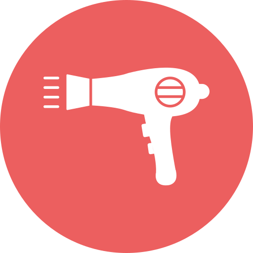 Hair dryer Generic color fill icon