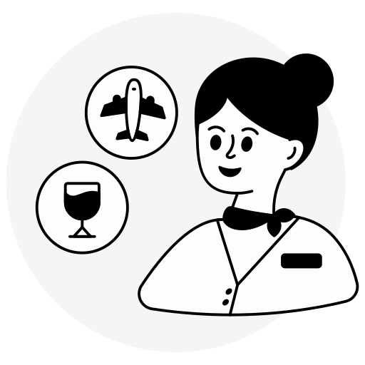 hôtesse de l'air Icône gratuit hôtesse de l'air Icône gratuit