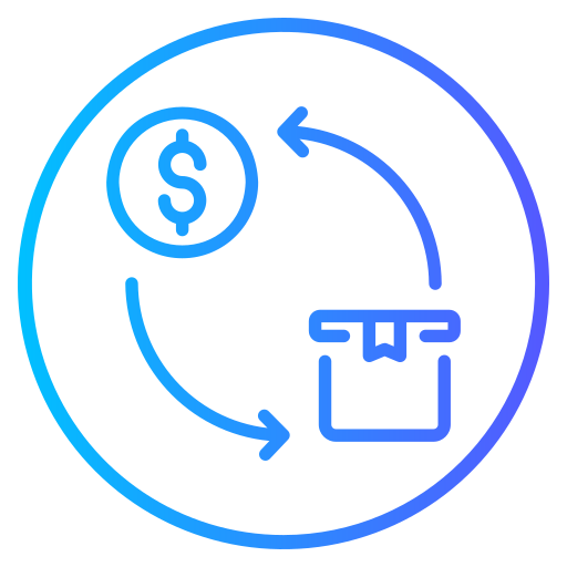 Cash on delivery Generic gradient outline icon