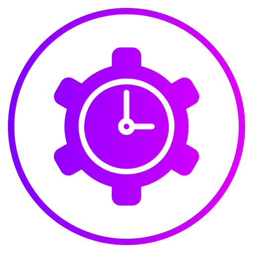 gestión del tiempo icono gratis