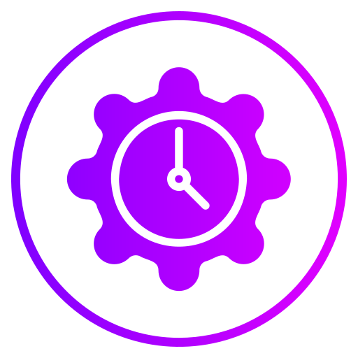 gestión del tiempo icono gratis