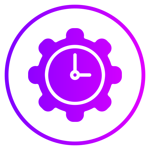 gestión del tiempo icono gratis