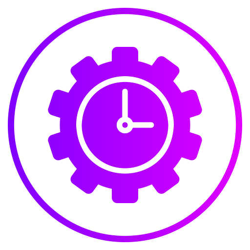 gestión del tiempo icono gratis