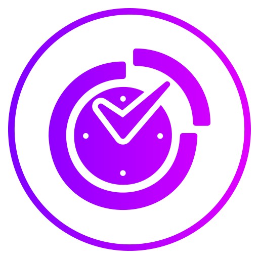 gestión del tiempo icono gratis