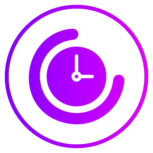 gestión del tiempo icono gratis