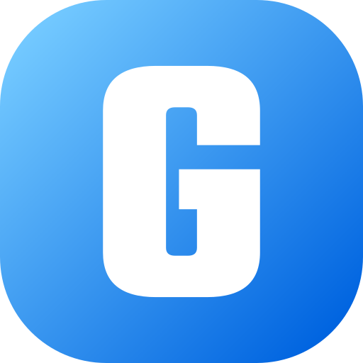 Letter g Generic gradient fill icon