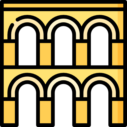 acueducto de segovia icono gratis