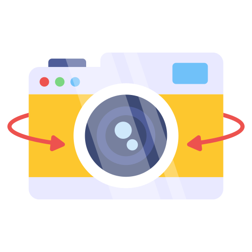 Cámara 360 - Iconos gratis de electrónica