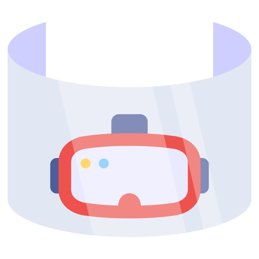 Vr Glass Generic Color Fill Icon