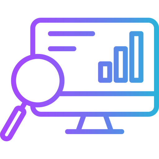 Data Analysis Generic Gradient Outline Icon 2043